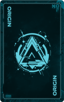 Origin card back
